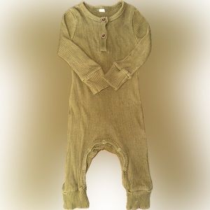 3-6 month ribbed onesie